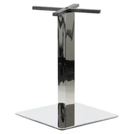 Meble modułowe i akcesoria - Podstawa stołu/stolika SH-3002-6/P, stal nierdzewna polerowana, wymiary: 50x50x72,5 cm - do hotelu, restauracji ,baru, biura - miniaturka - grafika 1