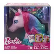 Zabawy w naśladowanie dorosłych - Barbie Jednorożec Głowa do stylizacji HMD83 Mattel - miniaturka - grafika 1