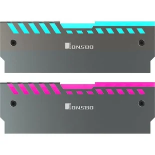 JONSBO Chłodzenie RAM JONSBO NC-2 RGB Srebrny | NC-2 AURAX2 - Tuning komputera - akcesoria - miniaturka - grafika 1