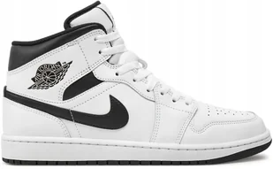 Buty Męskie Wysokie Miękkie Koszykarskie Białe Nike Jordan Air 1 R. 42,5 - Buty sportowe męskie - miniaturka - grafika 1