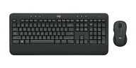 Zestawy myszka + klawiatura - Logitech MK545 ADVANCED Wireless Keyboard and Mouse Combo klawiatura Dołączona myszka Biuro RF Wireless Francuski Czarny 920-008982 - miniaturka - grafika 1