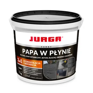 Papa w płynie czarna 7 kg Jurga - Preparaty bitumiczne - miniaturka - grafika 1