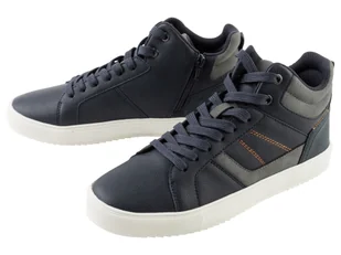 LIVERGY® Buty sportowe męskie na zamek błyskawiczny (Granatowy, 45) - Buty sportowe męskie - miniaturka - grafika 1