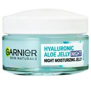 Kremy do twarzy - Garnier Skin Naturals Hyaluronic Aloe Night Moisturizing Jelly krem na noc 50 ml dla kobiet - miniaturka - grafika 1