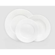 Serwisy obiadowe - 12-częściowy zestaw białych talerzy z porcelany Bonami Essentials Imperio - miniaturka - grafika 1