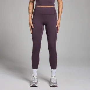 Damskie legginsy z kieszeniami z kolekcji Active MP – Deep Purple - S - Legginsy - miniaturka - grafika 1