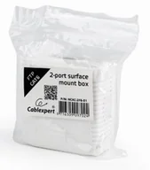 Gniazdka elektryczne - GEMBIRD gniazdo natynkowe ekranowane 2xRJ45 Kat. 6A FTP - miniaturka - grafika 1