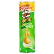 Inne przekąski suche - PRINGLES CHIPSY ŚMIETANOWO-CEBULOWE zakupy dla domu i biura 55065361 - miniaturka - grafika 1