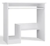Biurka - Elior Małe białe biurko z boczną szafką - Faxo - miniaturka - grafika 1