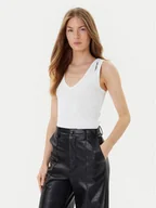 Koszulki i topy damskie - KARL LAGERFELD Top A3W17005 Biały Slim Fit - miniaturka - grafika 1