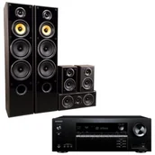 Kino domowe - Onkyo TX-SR393B + TAGA TAV-606 Czarny - miniaturka - grafika 1