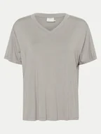 Koszulki i topy damskie - Kaffe T-Shirt Frida 10508581 Szary Regular Fit - miniaturka - grafika 1
