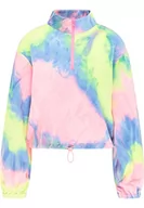 Bluzy damskie - ocy Bluza damska, Różowy, wielokolorowy, XL - miniaturka - grafika 1