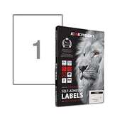 Etykiety do drukarek - Emerson 210 x 297 mm, 1 sztuka/arkusz, 100 arkuszy A4, uniwersalne, samoprzylepne etykiety, etykiety do opisania, etykiety do nadruku etykiet - miniaturka - grafika 1