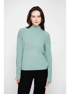 Swetry damskie - C& Jo Sweter w kolorze miętowym - miniaturka - grafika 1