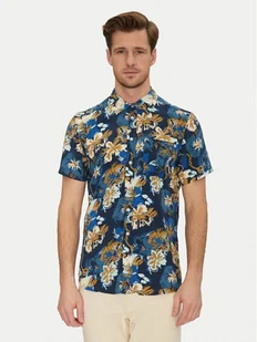 Blend Koszula 20718224 Granatowy Slim Fit - Koszule męskie - miniaturka - grafika 1