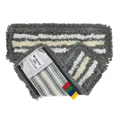 Miotły, szufle, mopy - Mop z mikrofibry trójskładnikowy kieszeniowo-taśmowy TFMPS - QLEANUP - miniaturka - grafika 1