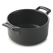 Naczynia żaroodporne - Revol BELLE CUISINE Garnuszek 0,2 l czarny Cast iron style - miniaturka - grafika 1