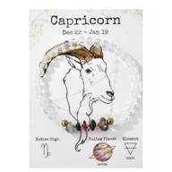 Bransoletki - Elegancka Bransoletka Koziorożec - Kamienie Naturalne, Saturn - miniaturka - grafika 1