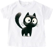 Koszulki dla dziewczynek - Koszulka z kotem dla dziecka KOTECZEK23 - miniaturka - grafika 1