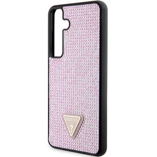 Guess GUHCS24MHDGPPP S24+ S926 różowy/pink hardcase Rhinestone Triangle - Etui i futerały do telefonów - miniaturka - grafika 6