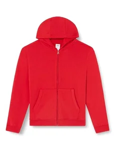 Mukua Byron Kids Bluza dziecięca z zamkiem błyskawicznym i kapturem, kolor czerwony, rozmiar 1/2 - Bluzy dla dziewczynek - miniaturka - grafika 1