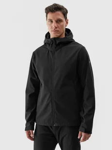 Męska kurtka softshell membrana 5000 4F 4FWAW24TSOFM283 - czarna - Kurtki męskie - miniaturka - grafika 1