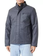 Kurtki męskie - Geox Męska kurtka Vincit, Szary pasek do przypinania, 48 - miniaturka - grafika 1