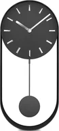 Zegary - Lampka biurkowa Mebus Mebus 12931 black Quartz Pendulum Clock - miniaturka - grafika 1