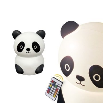 Lampka nocna dla dzieci stołowa Led LL Sorvin 01 Usb panda pilot Rgb