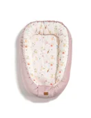 Rożki i beciki - La Millou Kokon Velvet Collection Best nest M ( ABC Fruits - Smoke rose ) - miniaturka - grafika 1