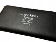 Portfele - PORTFEL DAMSKI CALVIN KLEIN JEANS NOWY CKJ DUŻY PREZENT  czarny nap - miniaturka - grafika 1