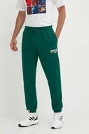 Spodnie męskie - Reebok spodnie dresowe Brand Proud kolor zielony z nadrukiem 100076462 - miniaturka - grafika 1