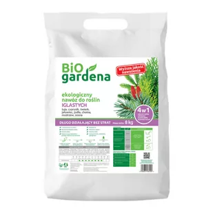 BIO GARDENA dystrybutor: Bio Planet, Wilkowa Wieś Nawóz do roślin iglastych 8kg EKO 8 kg - CD1C-555D9 - Nawozy ogrodnicze - miniaturka - grafika 1