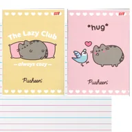 Zeszyty szkolne - 2X Zeszyt A4, 32 Kartki, W Trzy Linie, Pusheen Kotek Kot - miniaturka - grafika 1