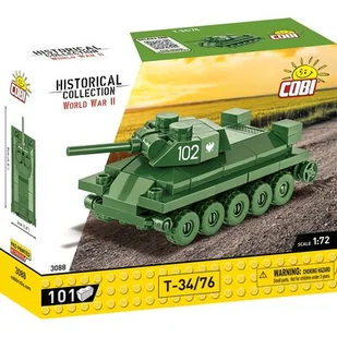 Cobi Klocki Czołg T-34/76 101 El. 3088 - Klocki - miniaturka - grafika 1