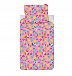 POŚCIEL DO ŁÓŻECZKA 100x135 PSI PATROL SKYE EVEREST RÓŻOWA 100% BAWEŁNA - Pościel dla dzieci POŚCIEL DO ŁÓŻECZKA 100x135 PSI PATROL SKYE EVEREST RÓŻOWA 100% BAWEŁNA - Pościel dla dzieci - miniaturka - grafika 1