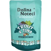 Mokra karma dla kotów - Dolina Noteci Superfood Mokra Karma dla Kota 85g : Smak - Pstrąg i tuńczyk, Opakowanie - 85g - miniaturka - grafika 1