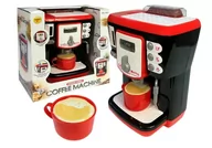 Zabawki AGD - Lean Ekspres Do Kawy Czarno-Czerwony Automat darmowa dostawa 4034 - miniaturka - grafika 1