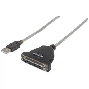 Manhattan Konwerter USB na port równoległy LPT DB25 (336581) - Kable komputerowe i do monitorów - miniaturka - grafika 1