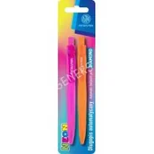 Długopisy - Astra Długopis automatyczny Diamond Neon 2 szt. - miniaturka - grafika 1