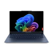 Laptopy 2w1 - Lenovo Yoga Slim 7 14Q8X9 Copilot+ PC Qualcomm Snapdragon X1E-78-100 (14.5") 3K 32 GB RAM 1 TB SSD Wi-Fi 7 (802.11be) Windows 11 Home Niemiecki Niebieski 83ED0014GE - miniaturka - grafika 1