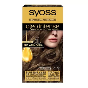 Syoss Oleo Intense 6-10 Ciemny blond - Farby do włosów i szampony koloryzujące - miniaturka - grafika 1