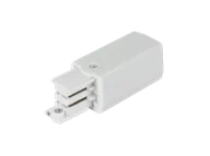 Inne akcesoria elektryczne - Przyłącze prądowe prawe białe do szynoprzewodu LUMICANTO LED LINE - miniaturka - grafika 1