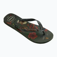 Klapki i japonki męskie - Japonki męskie Havaianas Top Tribo olive green - miniaturka - grafika 1