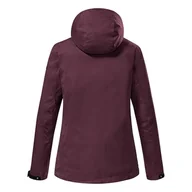 Kurtki damskie - killtec Damska kurtka funkcyjna/kurtka outdoorowa z odpinanym kapturem KOS 133 WMN JCKT, winogrona, 42, 38383-000 - miniaturka - grafika 1