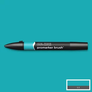 Winsor&Newton Colart International S.A. BrushMarker, Turquoise - Kredki, ołówki, pastele i pisaki - miniaturka - grafika 1
