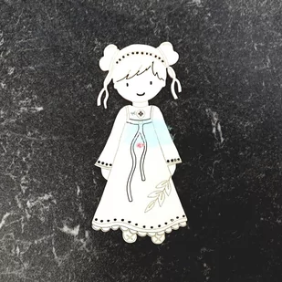 Komunijna dziewczynka - Pamiątka Pierwszej Komunii Świętej - miniaturka - grafika 1