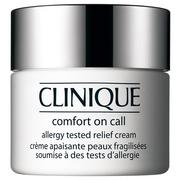 Kremy do twarzy - Clinique Comfort On Call Allergy Tested Relief Cream Antyalergiczny Krem do twarzy dla skóry wrażliwej 50ml - miniaturka - grafika 1