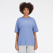 Koszulki i topy damskie - Koszulka damska New Balance WT33510MYL  niebieska - miniaturka - grafika 1